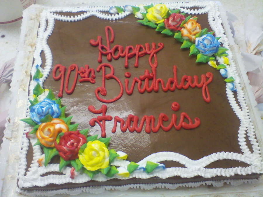 Happy Birthday Francis Cake