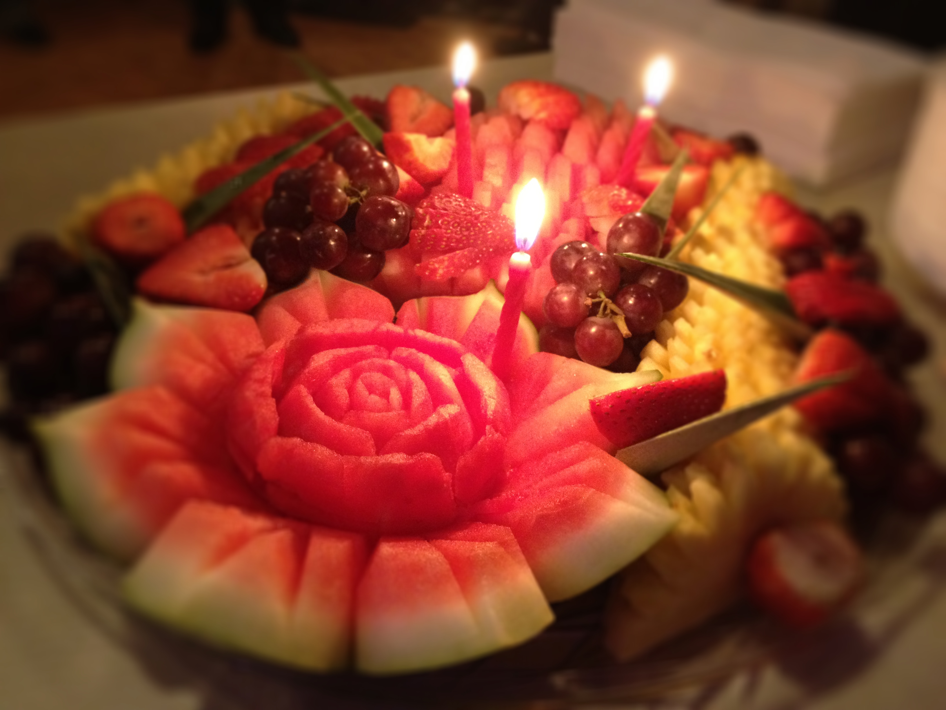 8 Photos of Fruit Birthday Cakes From