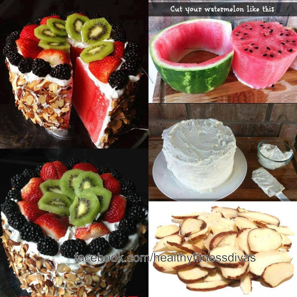 Healthy Watermelon Cake