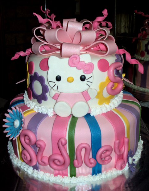 Hello Kitty 2 Tier Cake