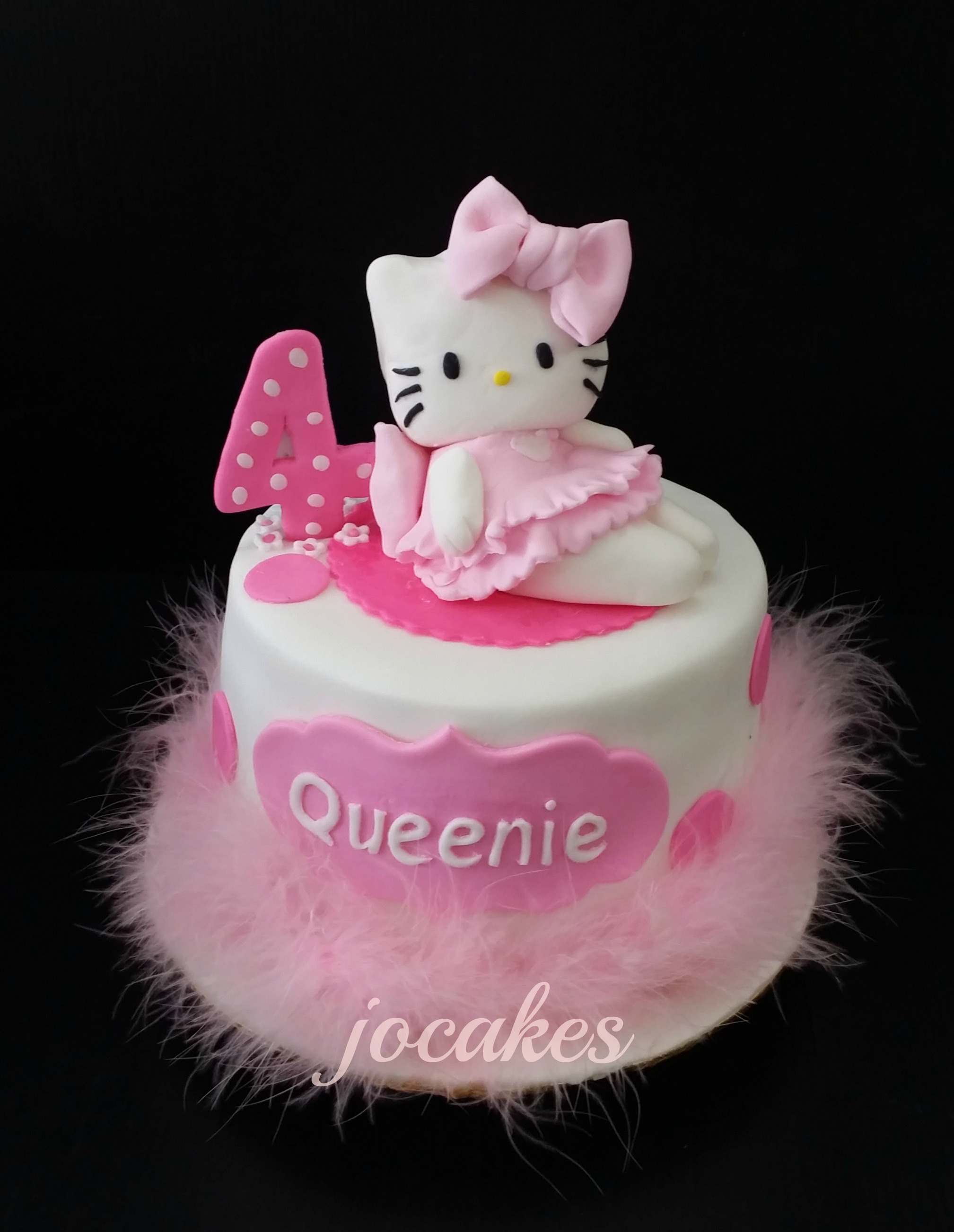 6 Photos of Hello Kitty Birthday Cake And Cupcakes