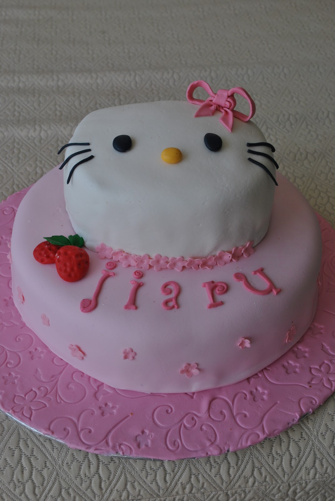 Hello Kitty Tier Cake