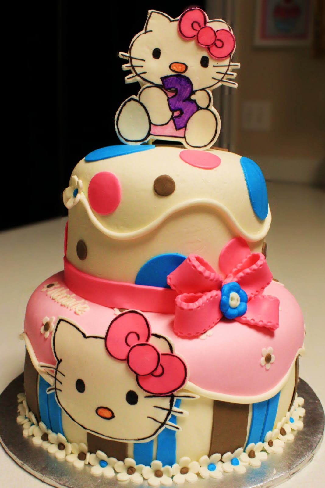 Hello Kitty Two Tier Cake