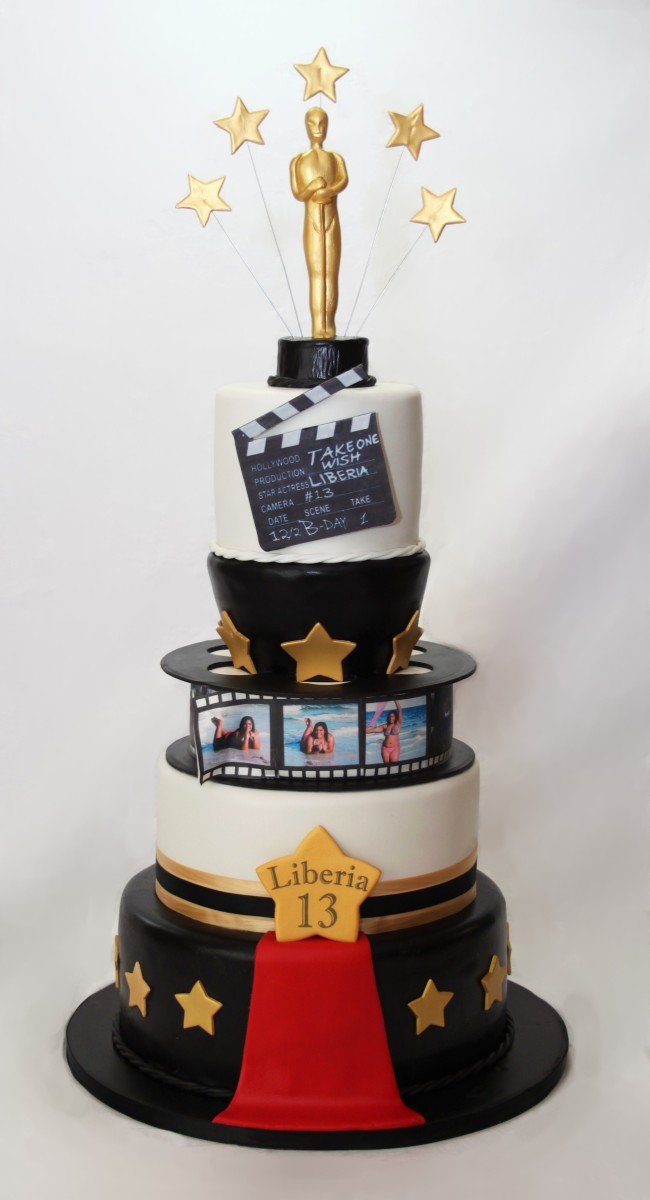 Hollywood Birthday Cake