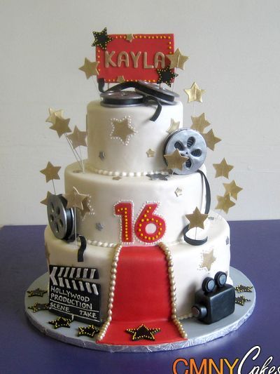 Hollywood Red Carpet Cake