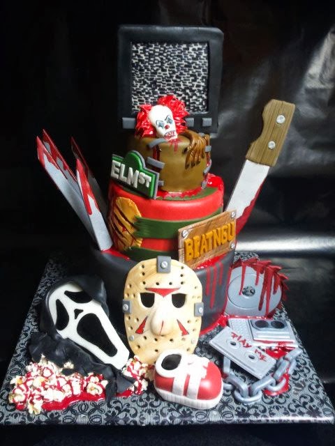 Horror Movie Themed Birthday Cakes