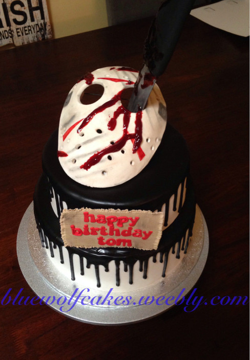 11 Photos of Horror Themed Birthday Cakes