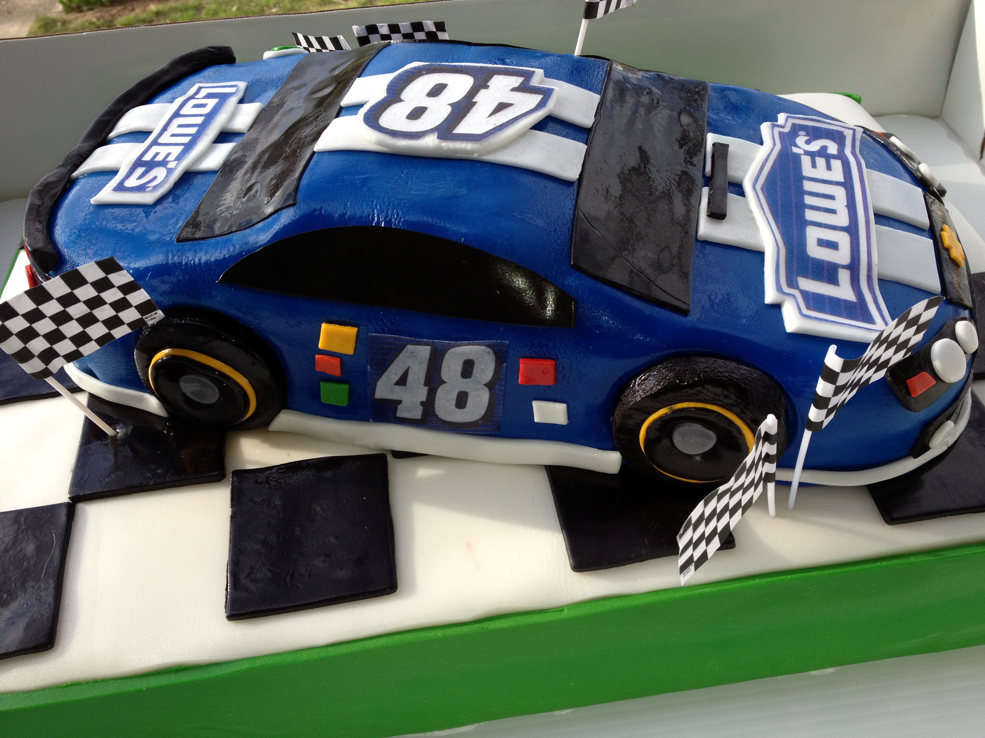 Jimmie Johnson NASCAR Birthday Cakes