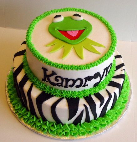 Kermit Frog Cake