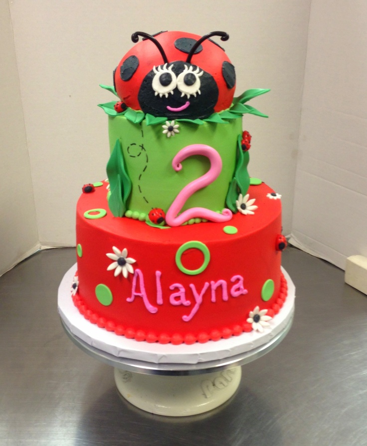 Ladybug Birthday Cake Idea