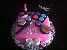 Mac Makeup Birthday Cake