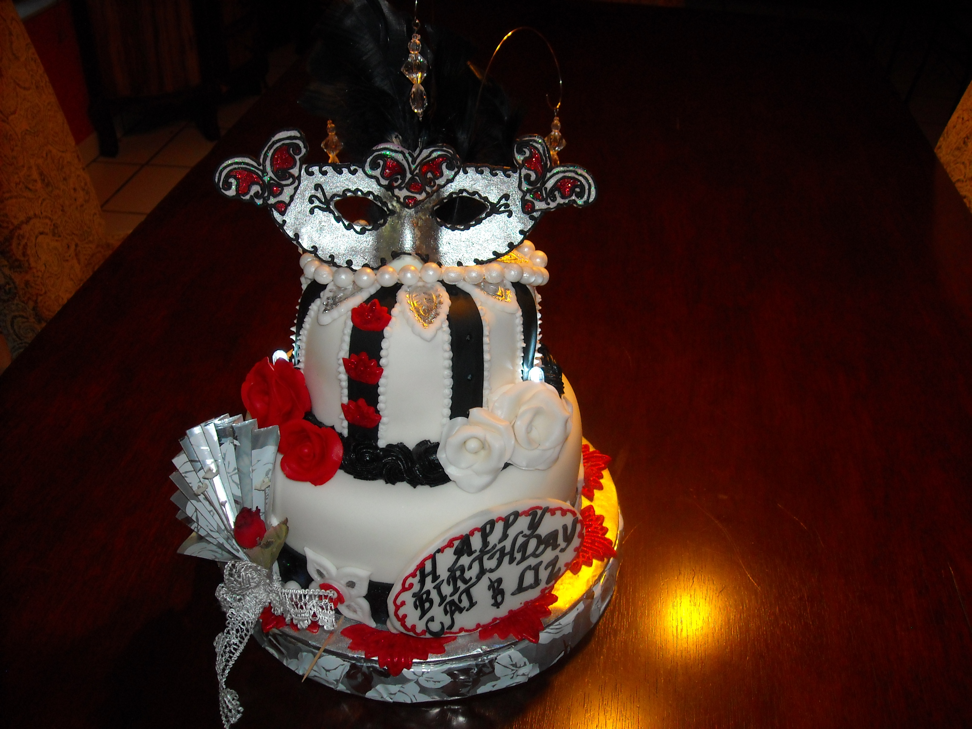 Masquerade Ball Birthday Cake