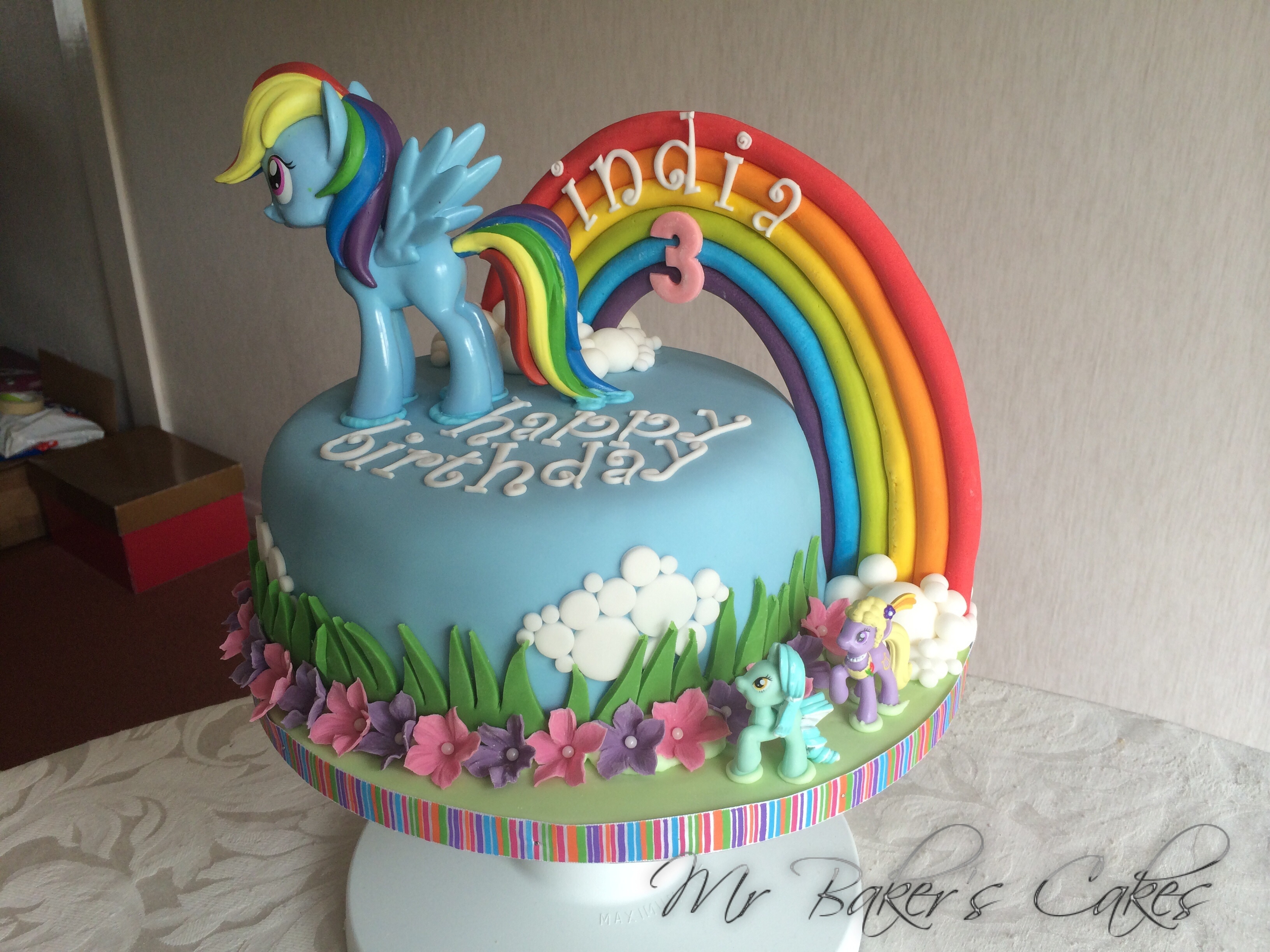 My Little Pony Rainbow Dash Cake