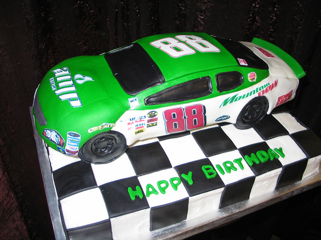 NASCAR Birthday Cake