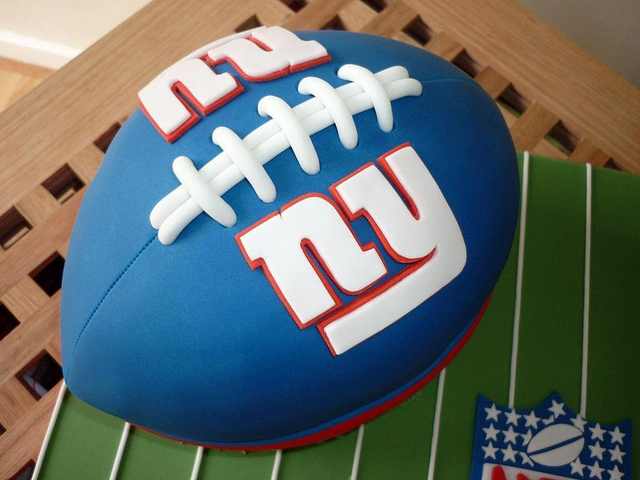 New York Giants Birthday Cake