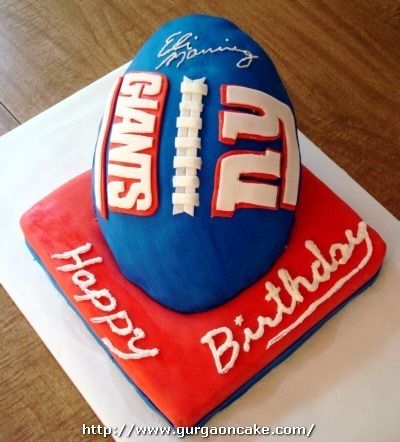 9 Photos of New York Giants Birthday Cakes For Men