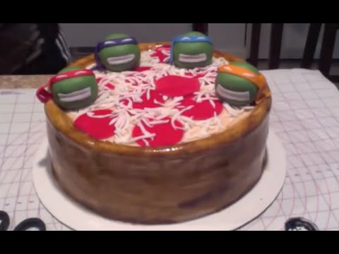 Ninja Turtles Pizza Cake