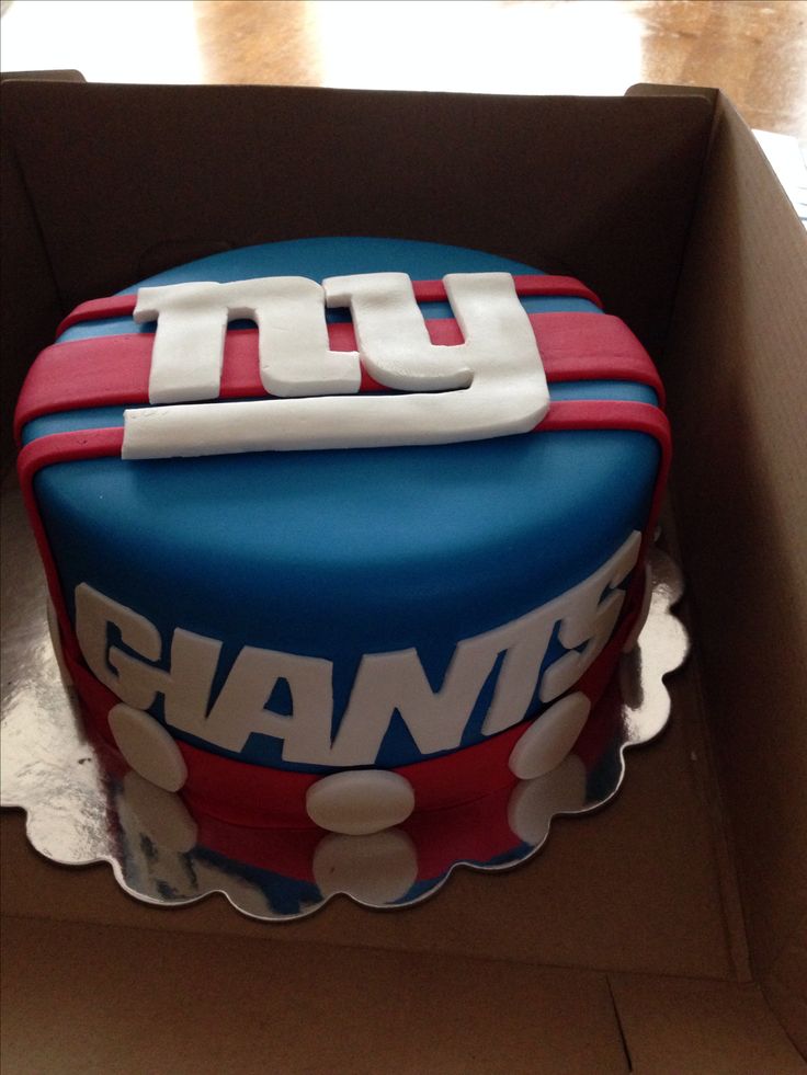 NY Giants Cake