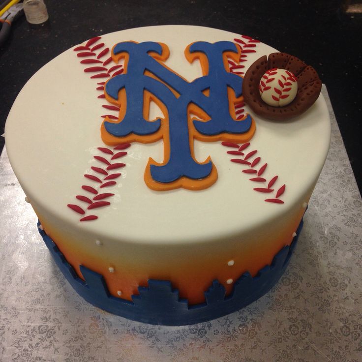 NY Mets Birthday Cake