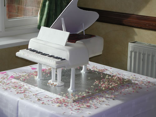 Piano Birthday Cake