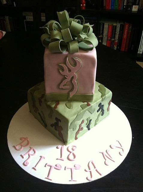 11 Photos of Square Camo Birthday Cakes