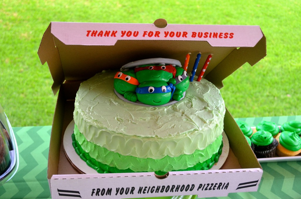 9 Photos of Pizza Ninja Turtle Birthday Cakes