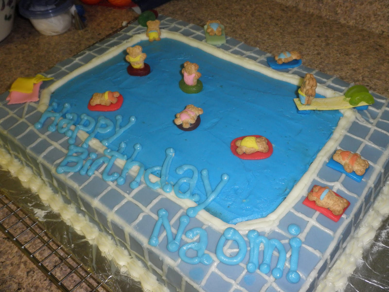 Pool Party Birthday Cake Ideas