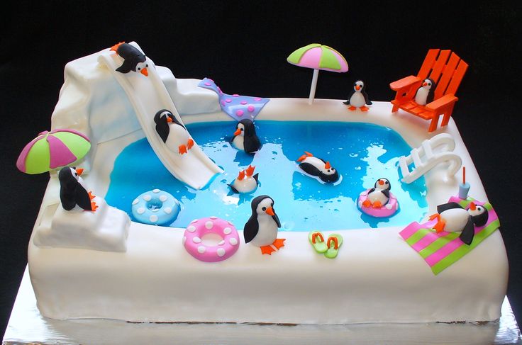 Pool Party Birthday Cake Ideas