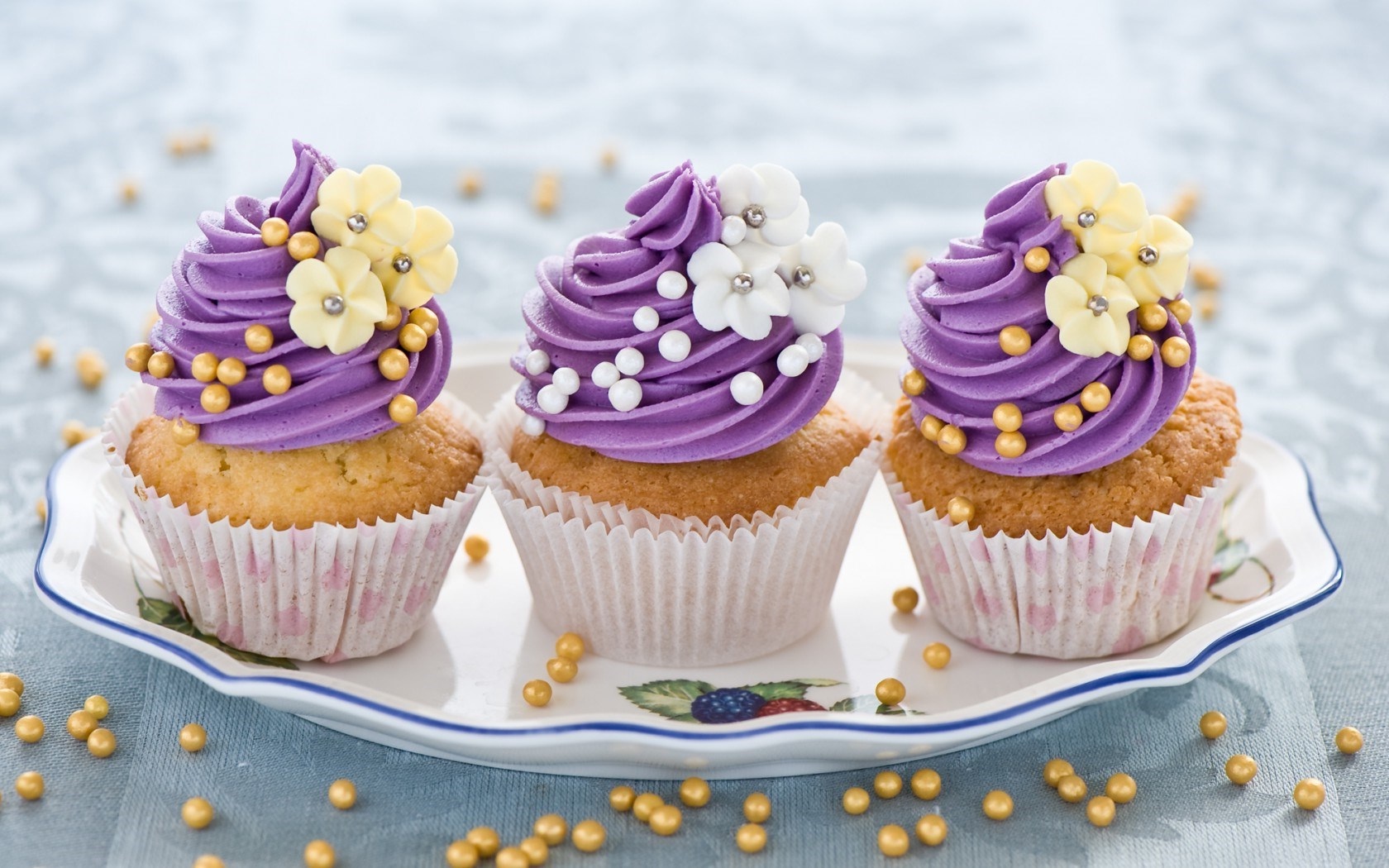 Purple Desserts Cupcakes