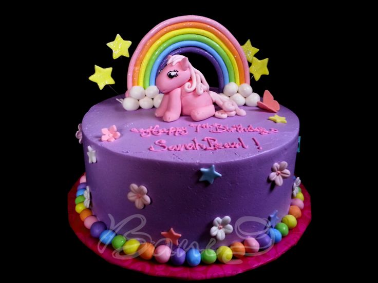 Purple My Little Pony Cake