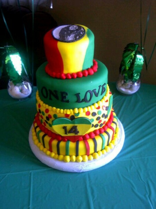 Rasta Birthday Cake