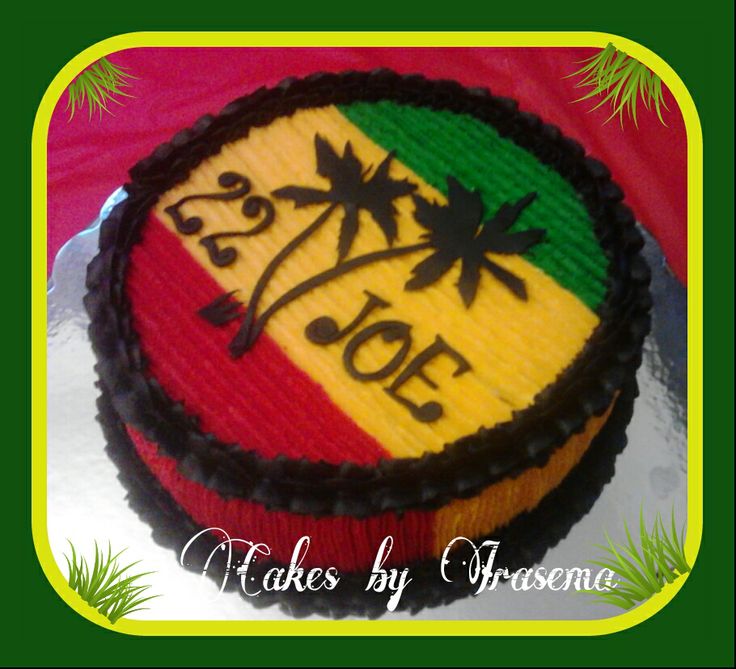 Rasta Birthday Cake