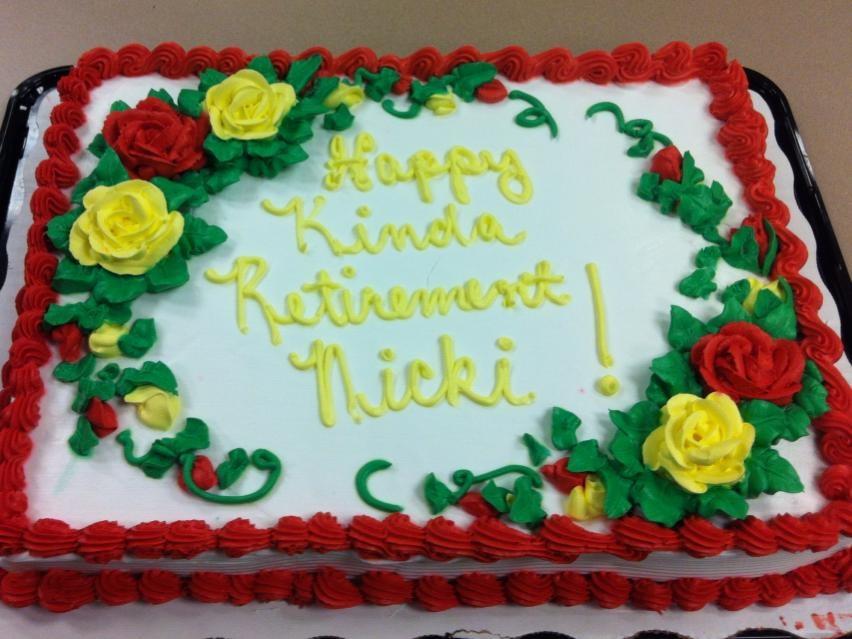 Retirement Cake