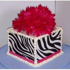 Sheet Zebra Birthday Cakes