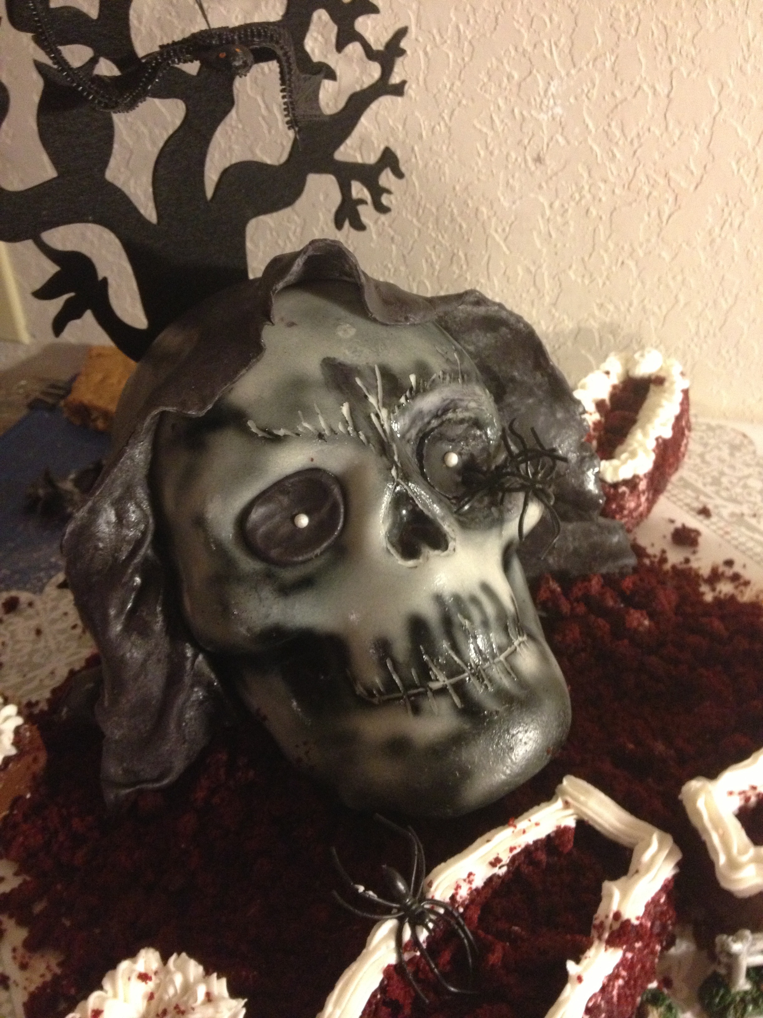 Skull Birthday Cake