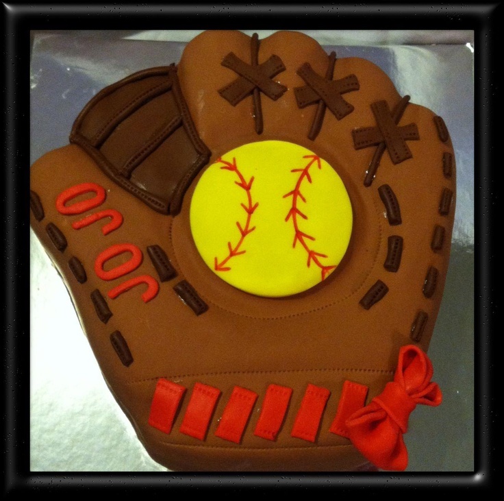 Softball Birthday Cake