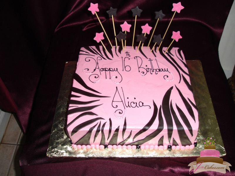 Sweet 16 Sheet Cake