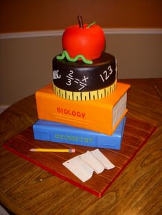 Teacher Themed Cake