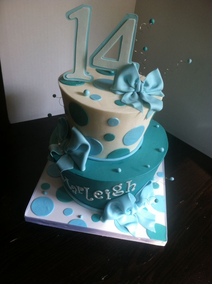 Teen Topsy Turvy Birthday Cake