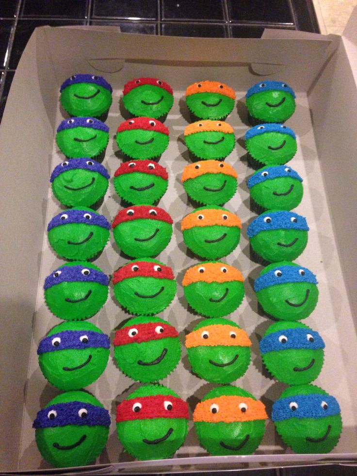 Teenage Mutant Ninja Turtles Cupcake Cake