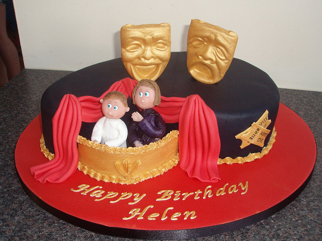 Theatre Themed Birthday Cake