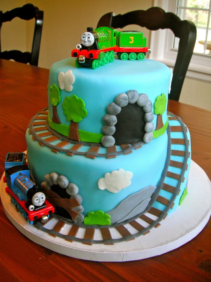 Thomas Train Birthday Cake