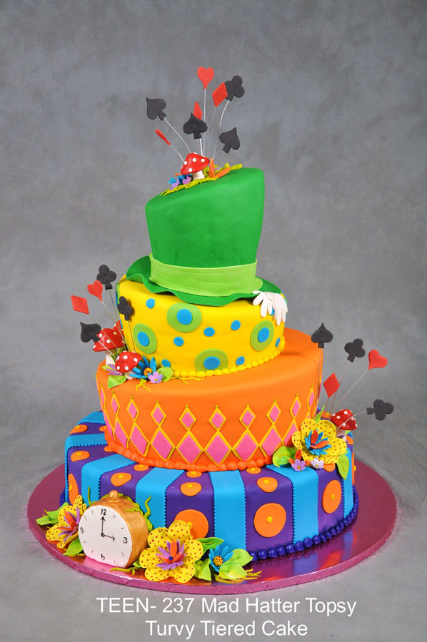 Tiered Topsy Turvy Cake