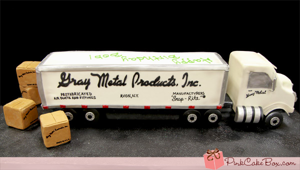 Tractor-Trailer Truck Cake