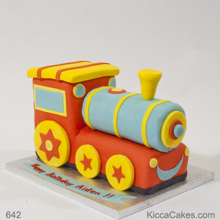 Train Birthday Cake Boy