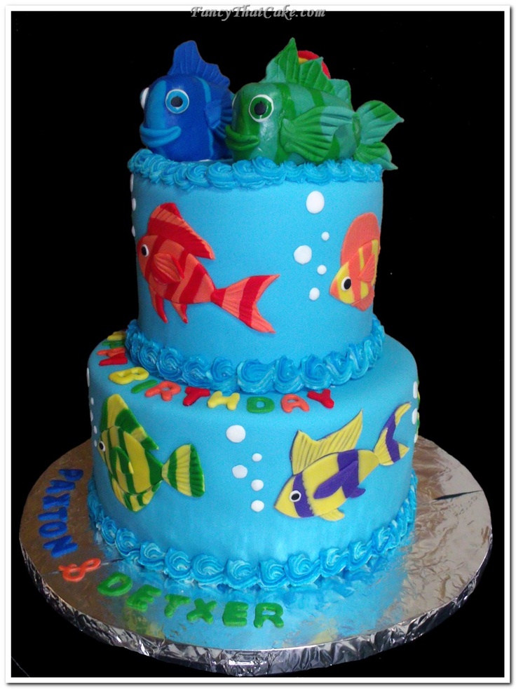 Tropical Fish Birthday Cake