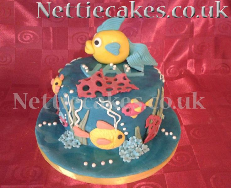 Tropical Fish Birthday Cake