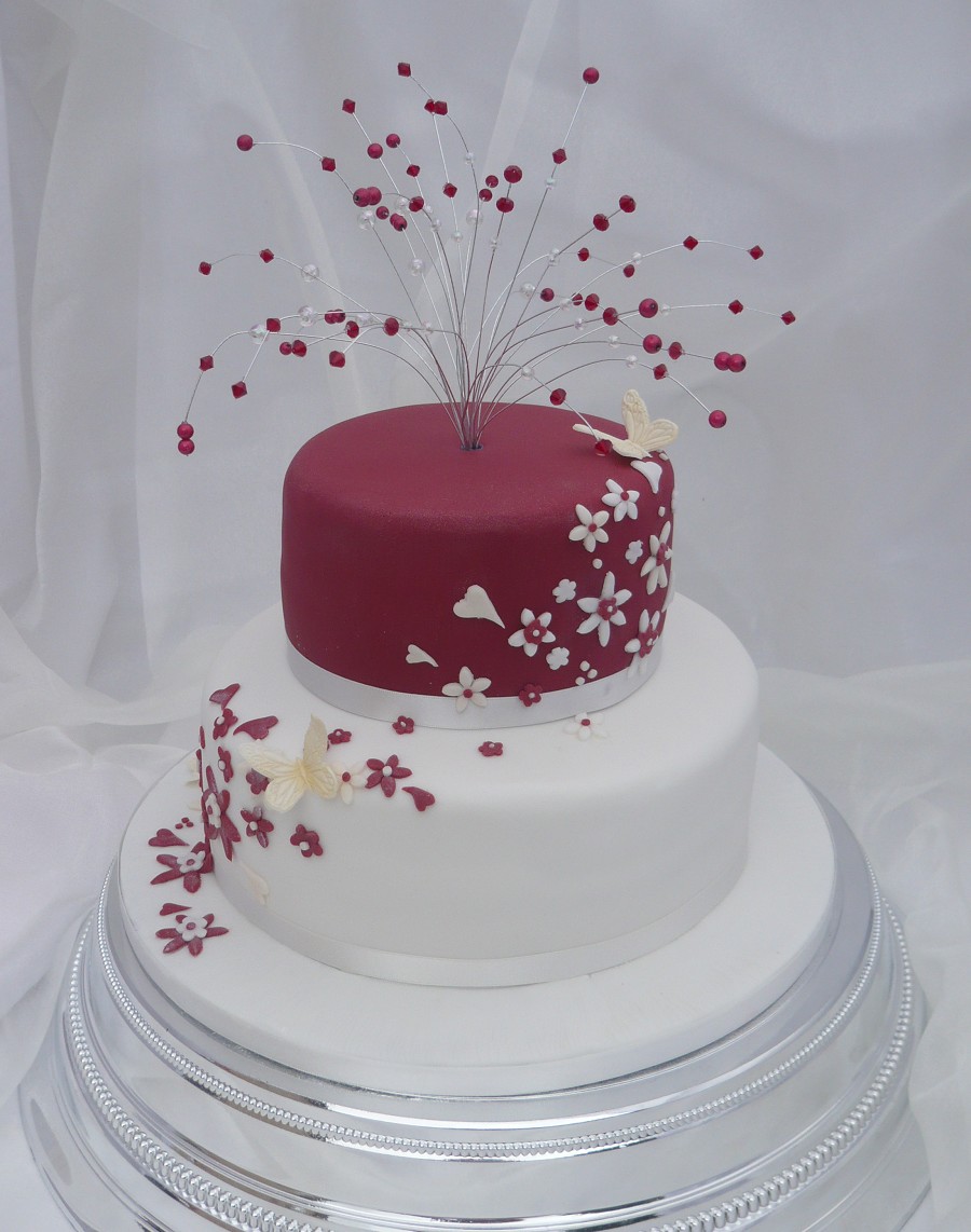 Two Tier Wedding Cake