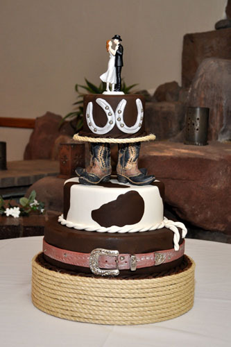 Western Wedding Cake