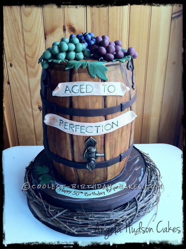 Wine Birthday Cake Ideas